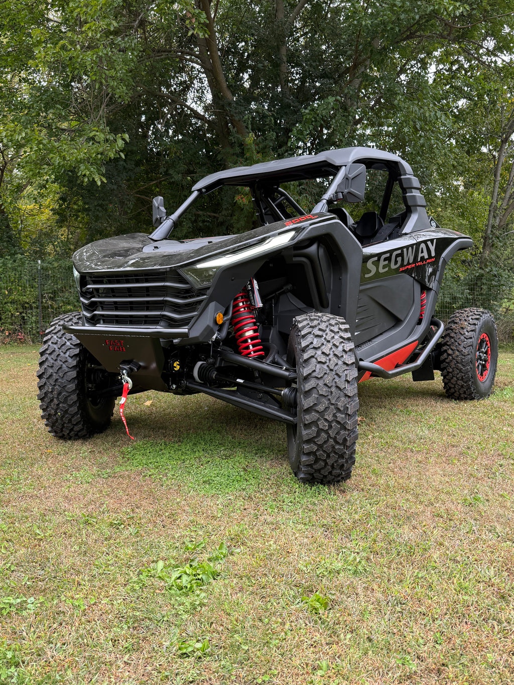 SEGWAY SUPER VILLAIN FRONT WINCH BUMPER - RAW FINISH